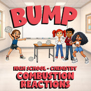 Combustion Reactions BUMP Science Game - No Prep Chemistry Review Activity