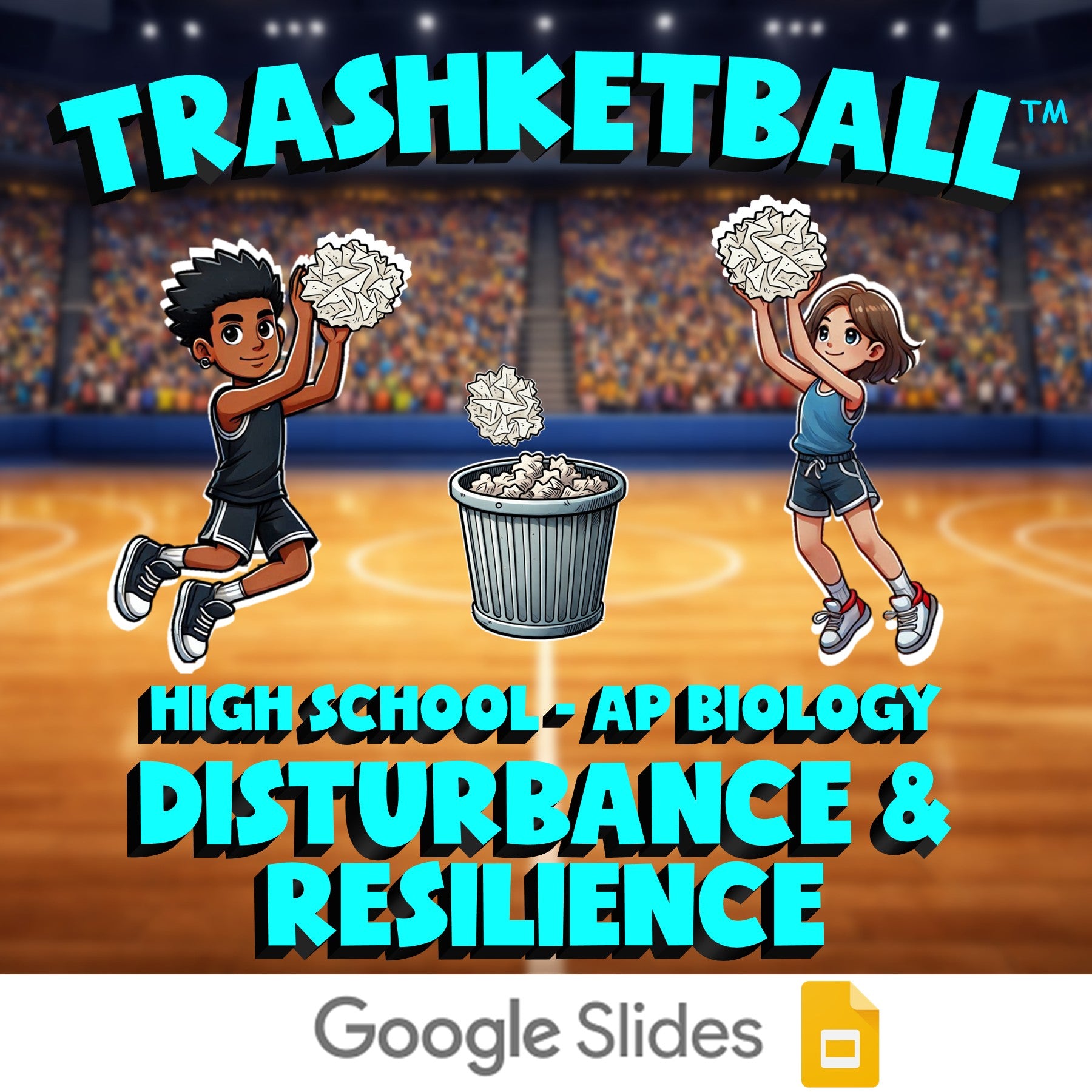 Disturbance & Resilience TRASHKETBALL Science Game - No Prep AP Biology Review