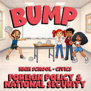 Foreign Policy & National Security BUMP Civics Game - No Prep Review Activity
