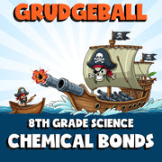 Chemical Bonds GRUDGEBALL Science Game - No Prep Grade 8 Review Activity