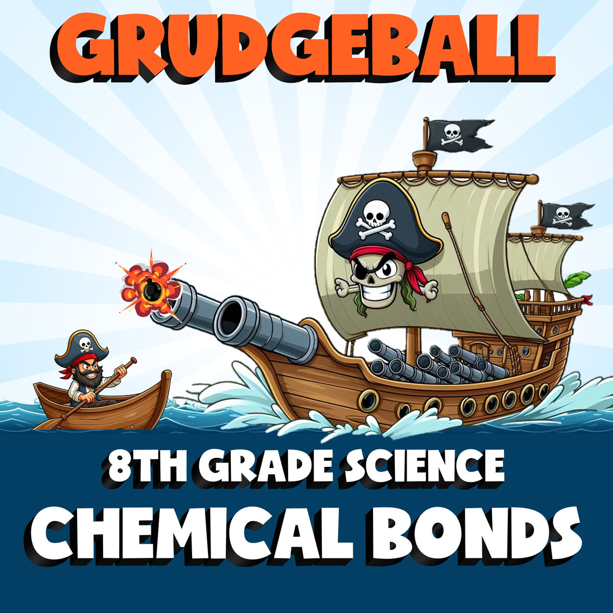 Chemical Bonds GRUDGEBALL Science Game - No Prep Grade 8 Review Activity