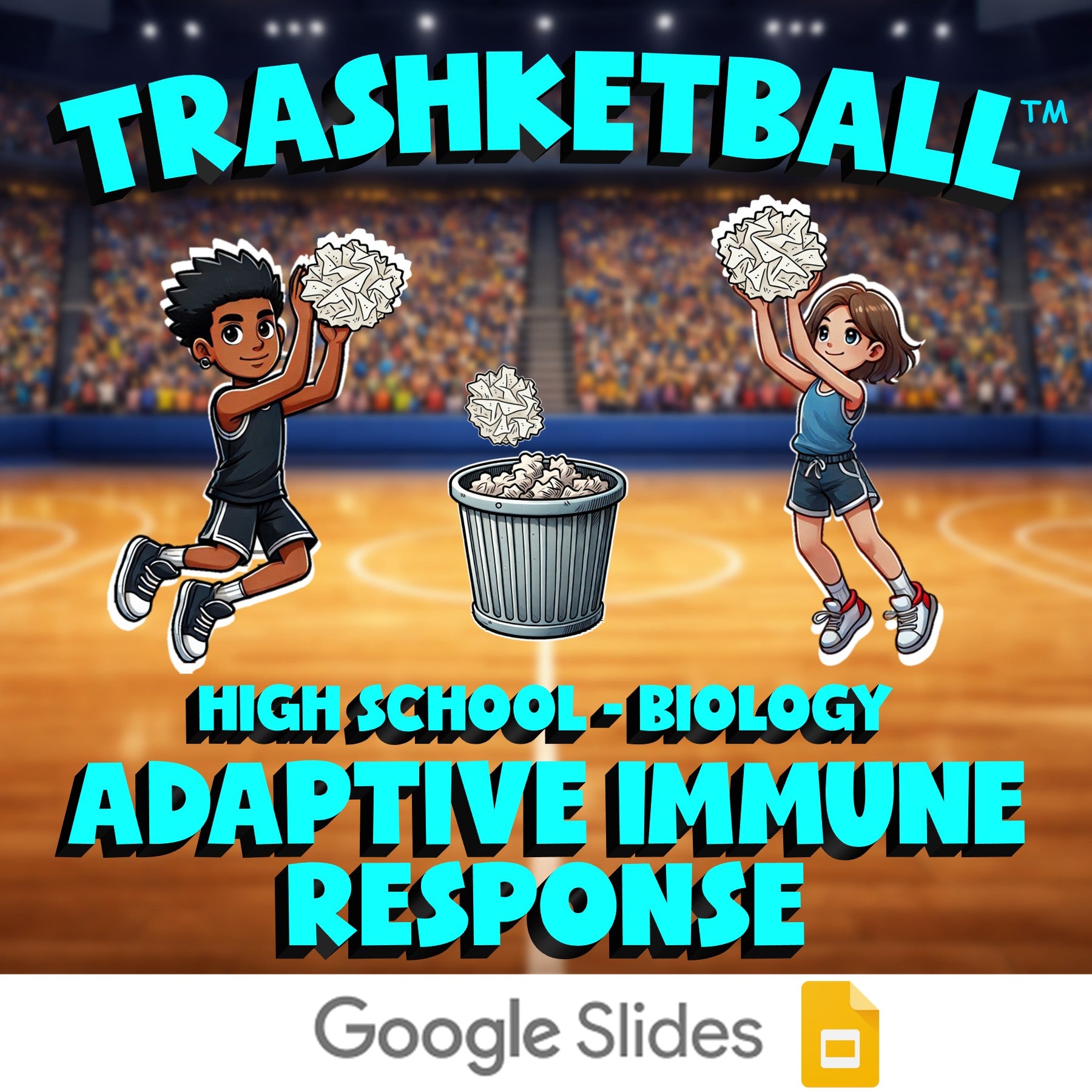 Adaptive Immune Response TRASHKETBALL Science Game - No Prep Biology Review