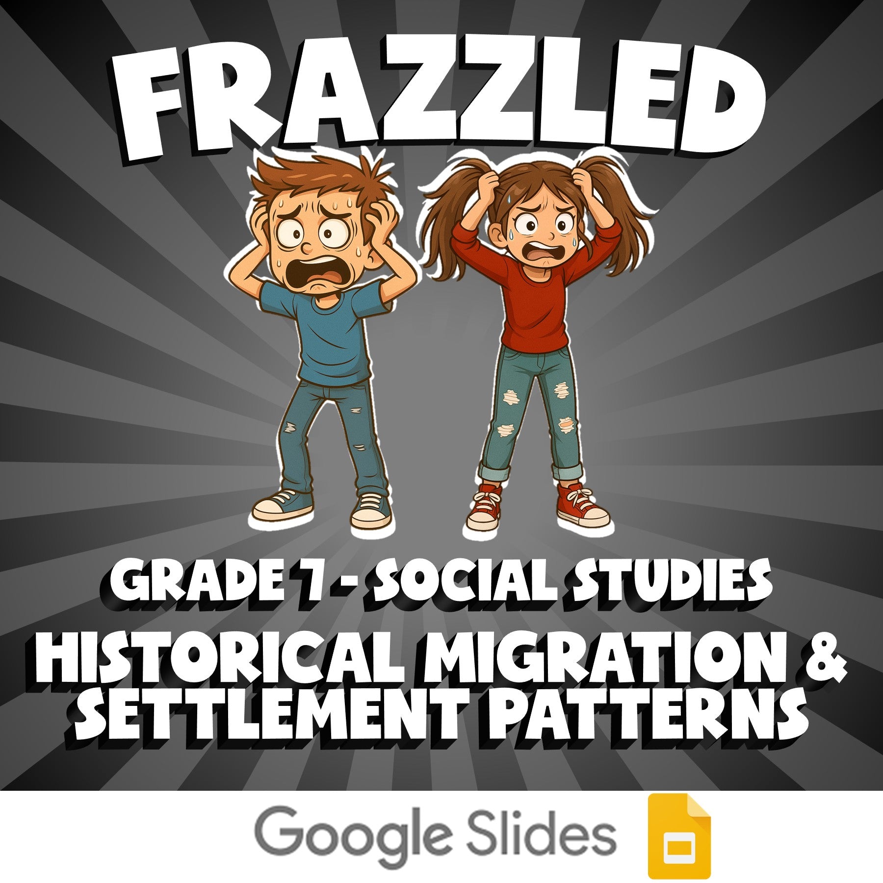Historical Migration & Settlement Patterns FRAZZLED Socials Game - Grade 7
