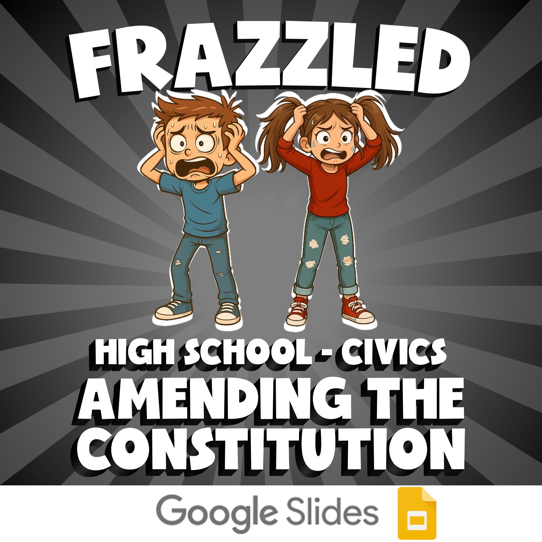 Amending the Constitution FRAZZLED Civics Game - No Prep Review Activity