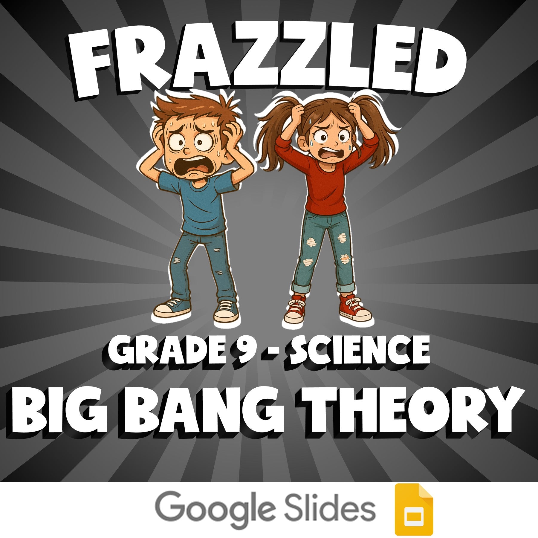 Big Bang Theory FRAZZLED Science Game - No Prep Grade 9 Review Activity