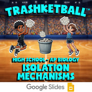 Isolation Mechanisms TRASHKETBALL Science Game - No Prep AP Biology Review
