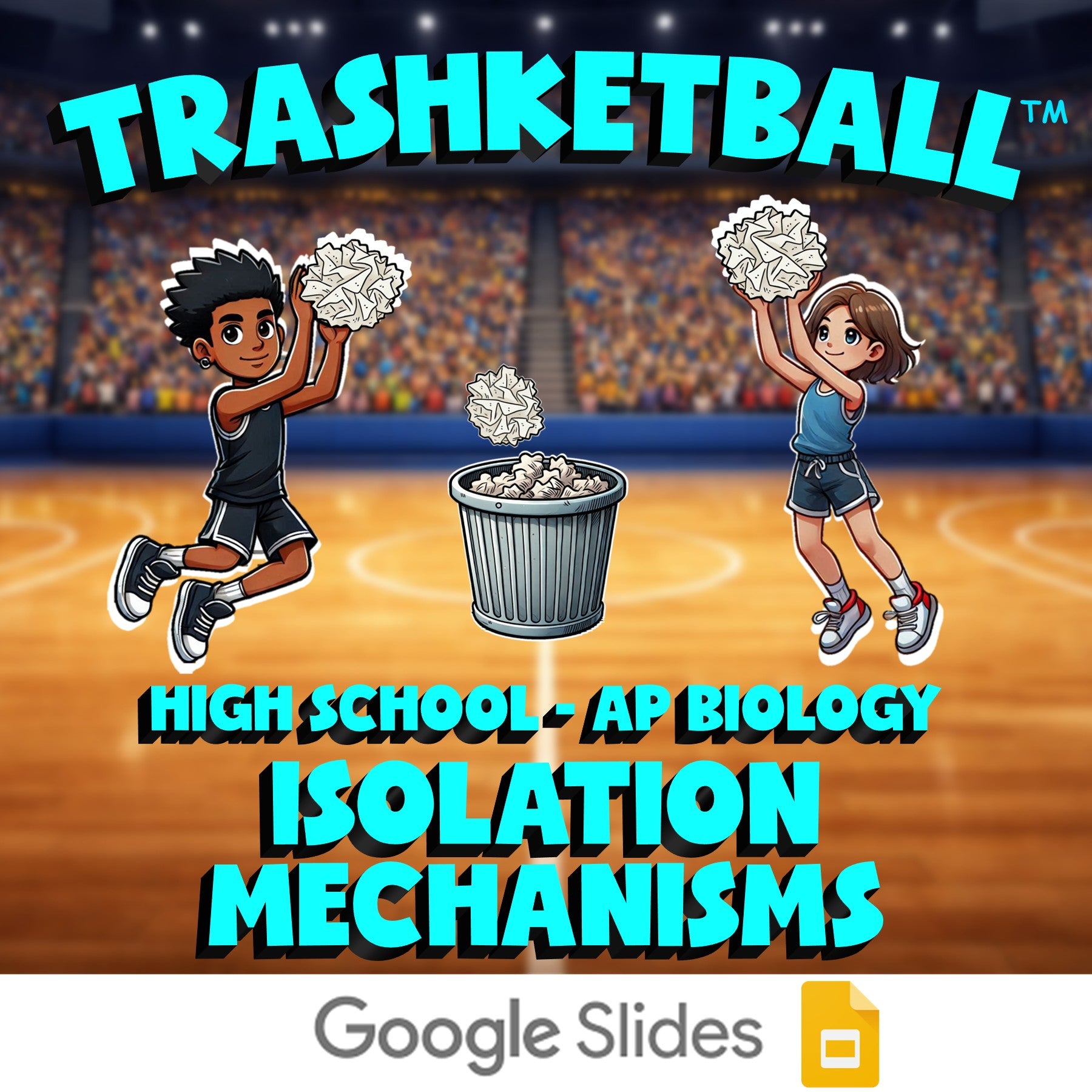 Isolation Mechanisms TRASHKETBALL Science Game - No Prep AP Biology Review