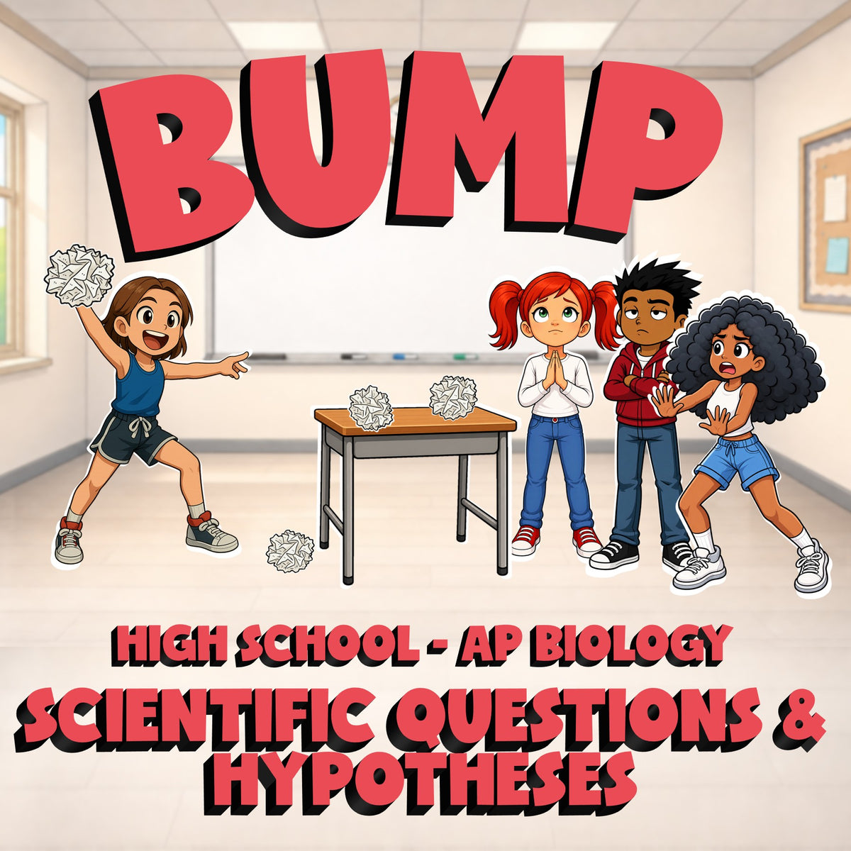 Scientific Questions & Hypotheses BUMP Science Game - No Prep AP Biology Review