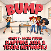 Mapping Asia & Trade Networks BUMP Socials Game - No Prep Grade 7 Review