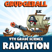 Radiation GRUDGEBALL Science Game - No Prep Grade 9 Review Activity