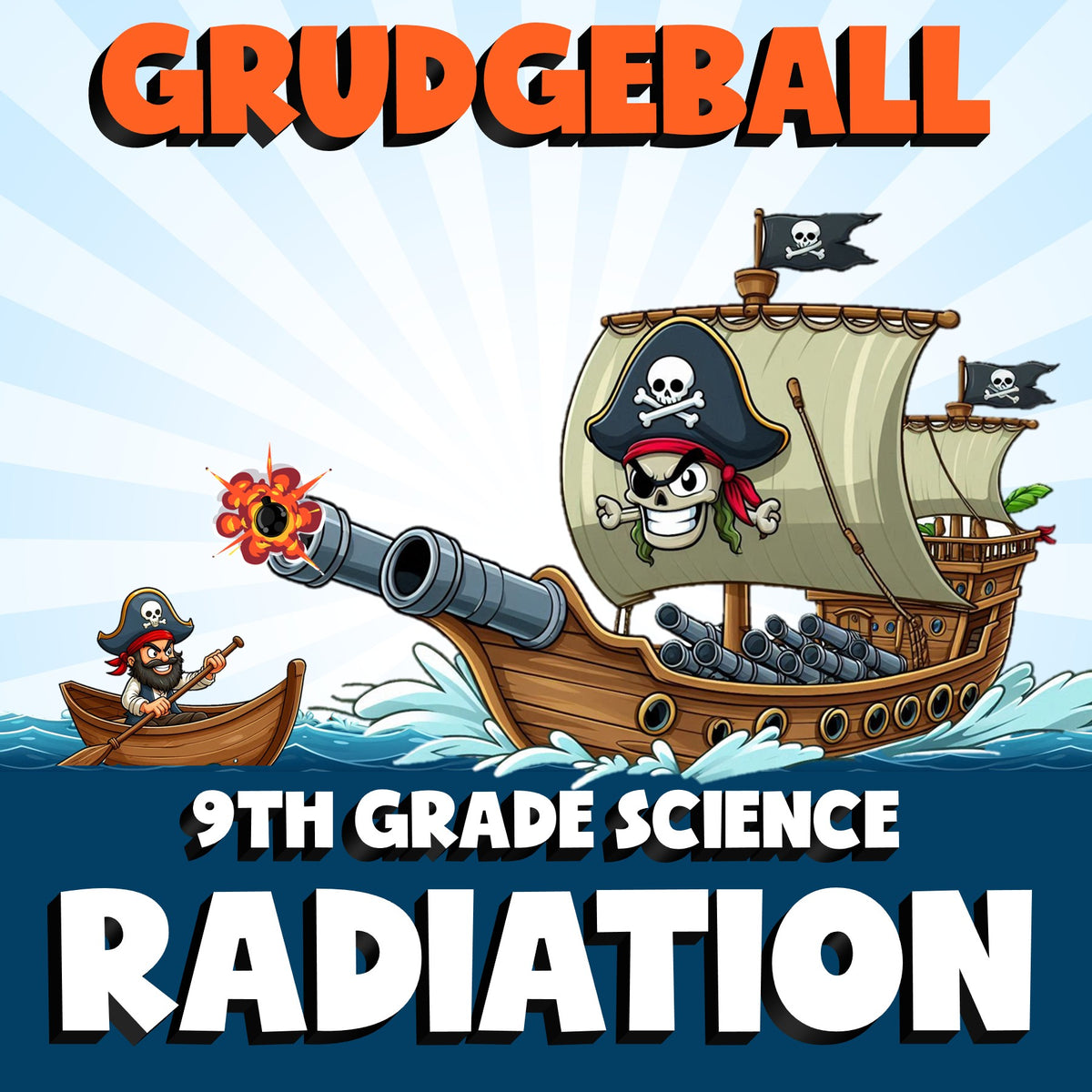 Radiation GRUDGEBALL Science Game - No Prep Grade 9 Review Activity
