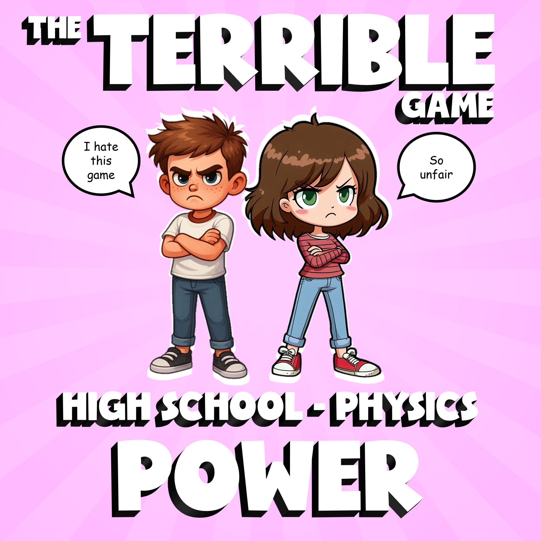 Power THE TERRIBLE GAME - No Prep Physics Science Review Activity