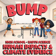 Human Impacts & Climate Evidence BUMP Game - No Prep Earth Science Review