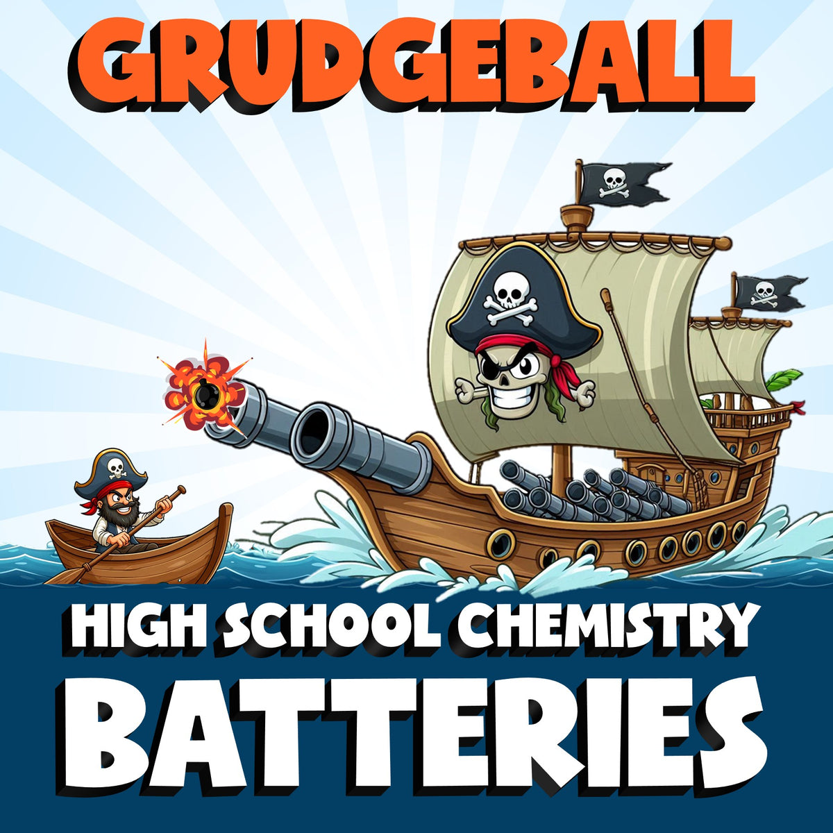 Batteries GRUDGEBALL Science Game - No Prep Chemistry Review Activity