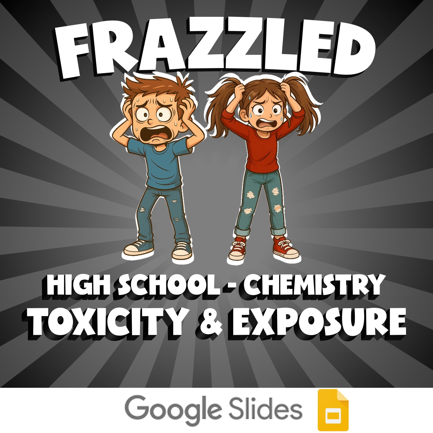 Toxicity & Exposure FRAZZLED Science Game - No Prep Chemistry Review Activity