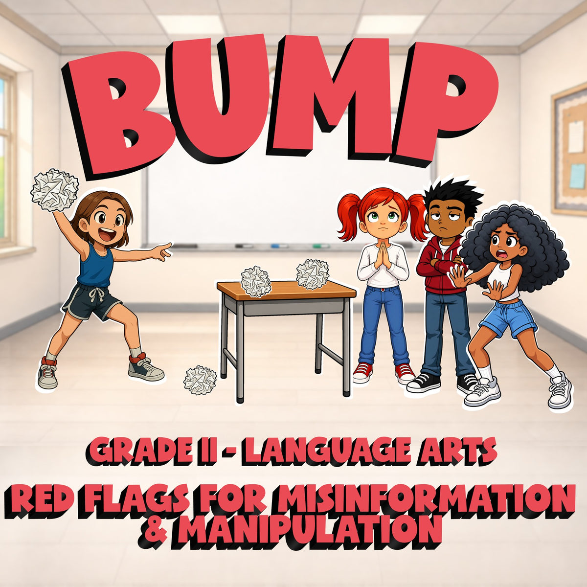 Red Flags for Misinformation & Manipulation BUMP ELA Game - No Prep Grade 11