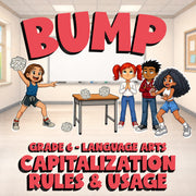 Capitalization Rules & Usage BUMP ELA Game - No Prep Grade 6 Review Activity