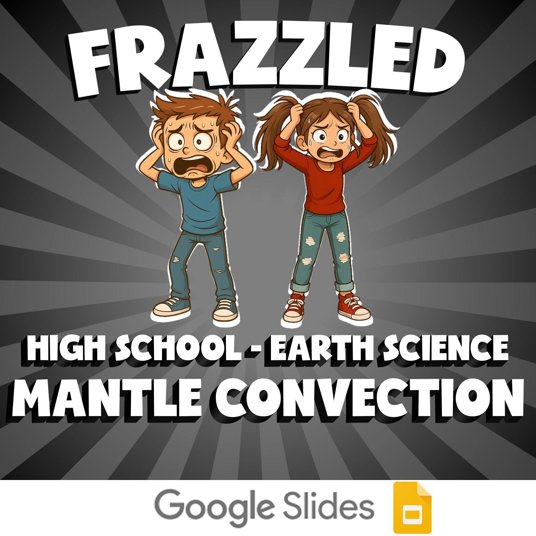Mantle Convection FRAZZLED Game - No Prep Earth Science Review Activity