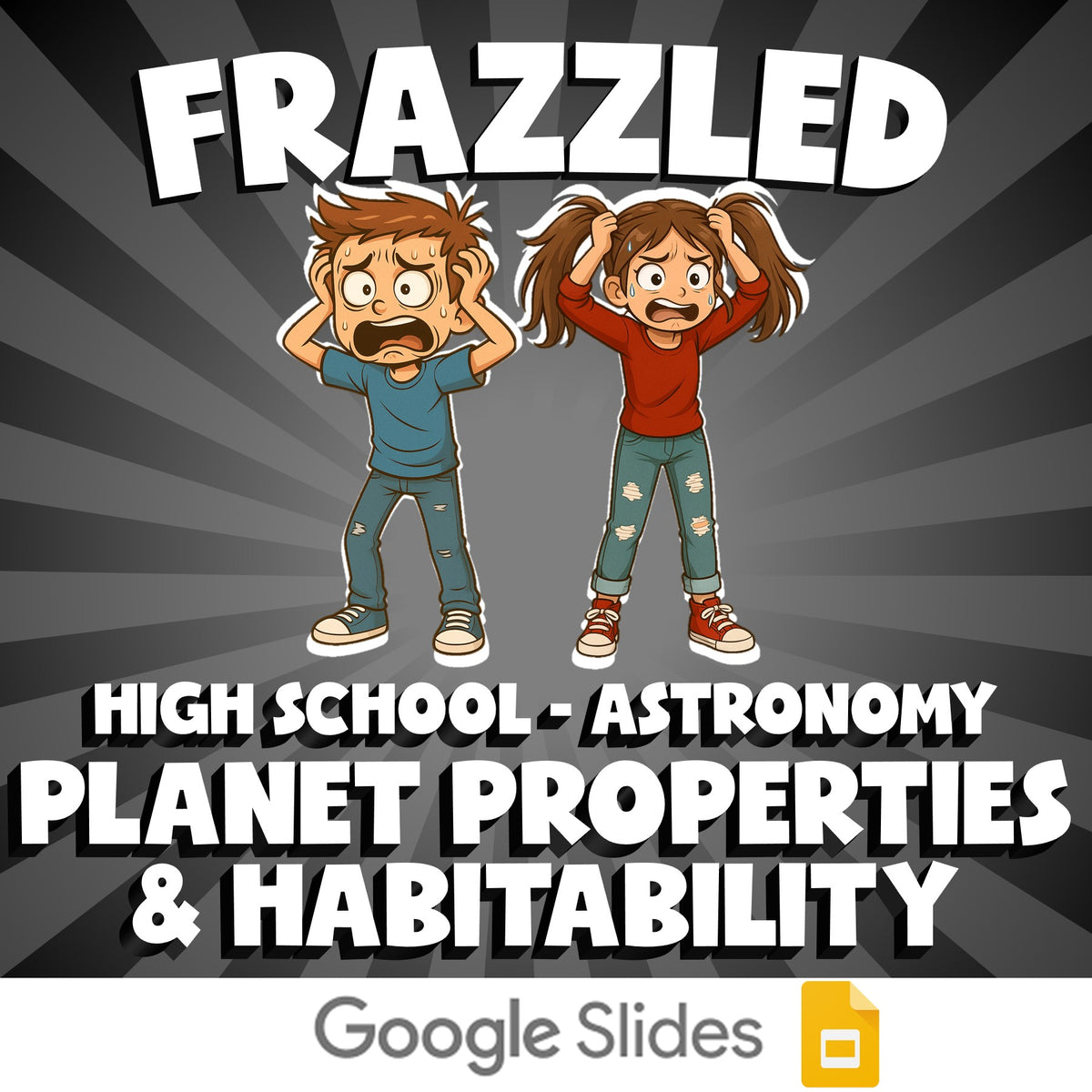 Planet Properties & Habitability FRAZZLED Science Game - No Prep Astronomy