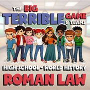 Roman Law BIG TERRIBLE GAME - No Prep World History Review Activity