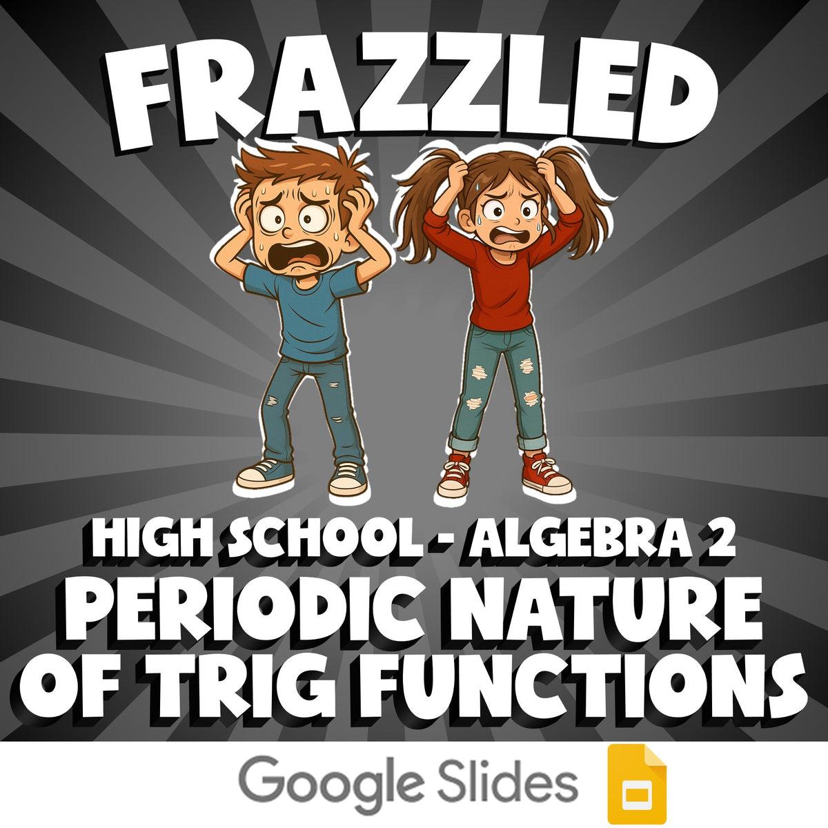 Periodic Nature of Trig Functions FRAZZLED Math Game - No Prep Algebra 2 Review