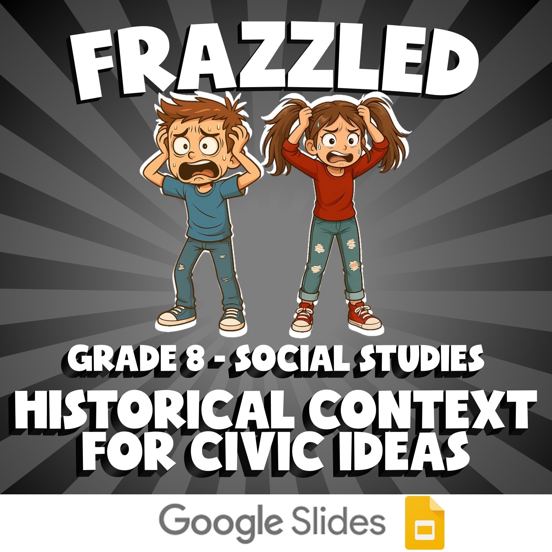 Historical Context for Civic Ideas FRAZZLED Socials Game - No Prep Grade 8