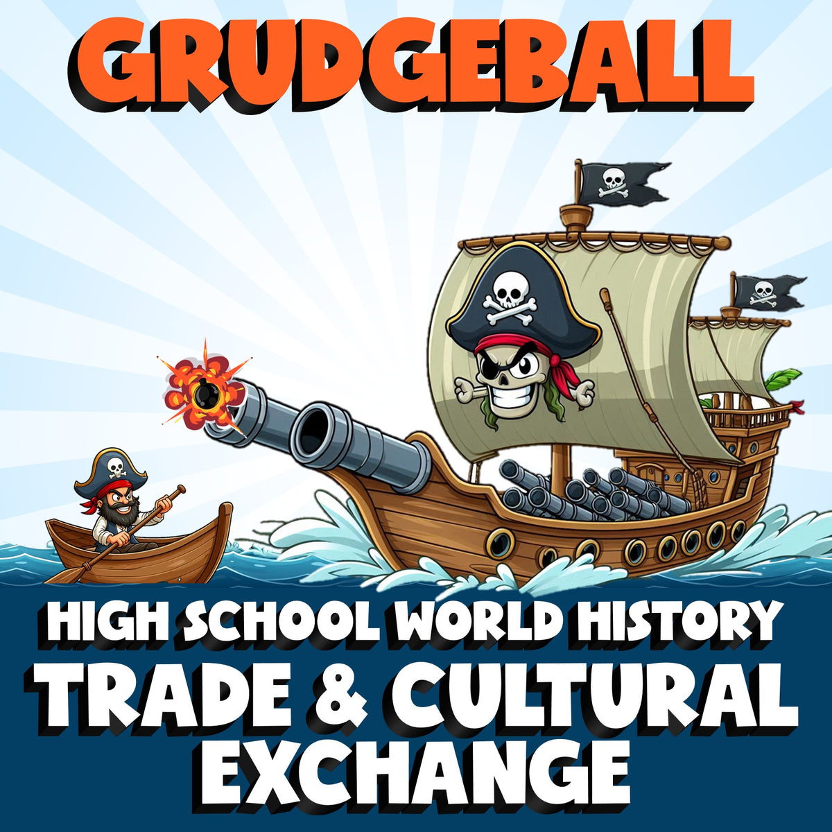 Trade & Cultural Exchange GRUDGEBALL Game - No Prep World History Review