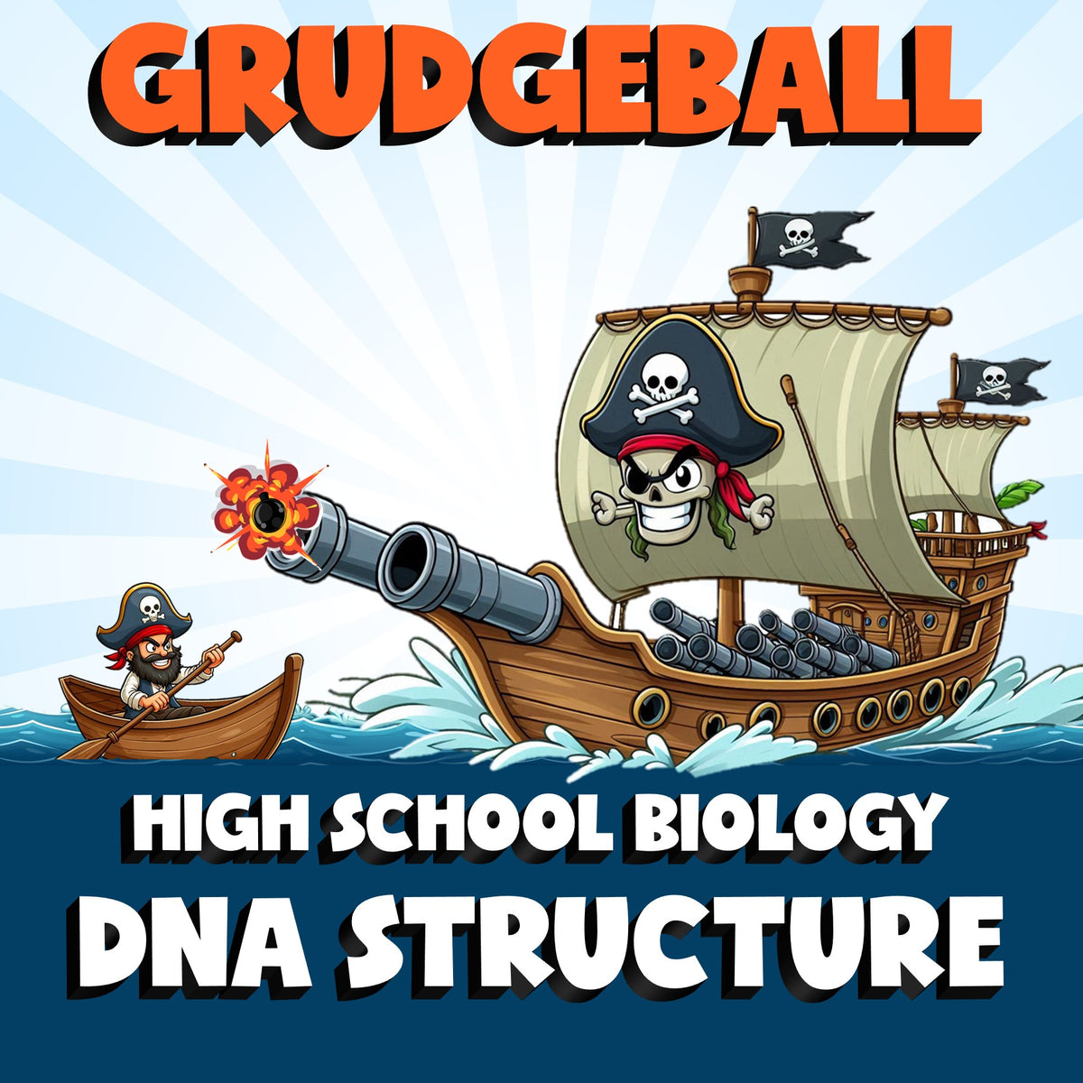 DNA Structure GRUDGEBALL Science Game - No Prep Biology Review Activity