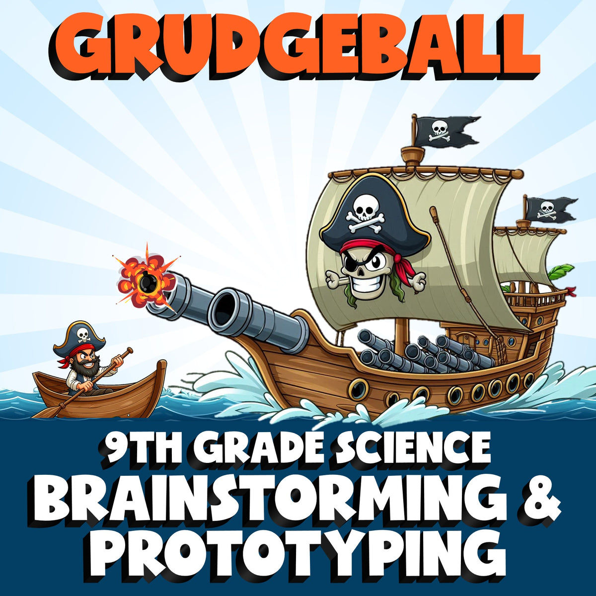 Brainstorming & Prototyping GRUDGEBALL Science Game - No Prep Grade 9 Review