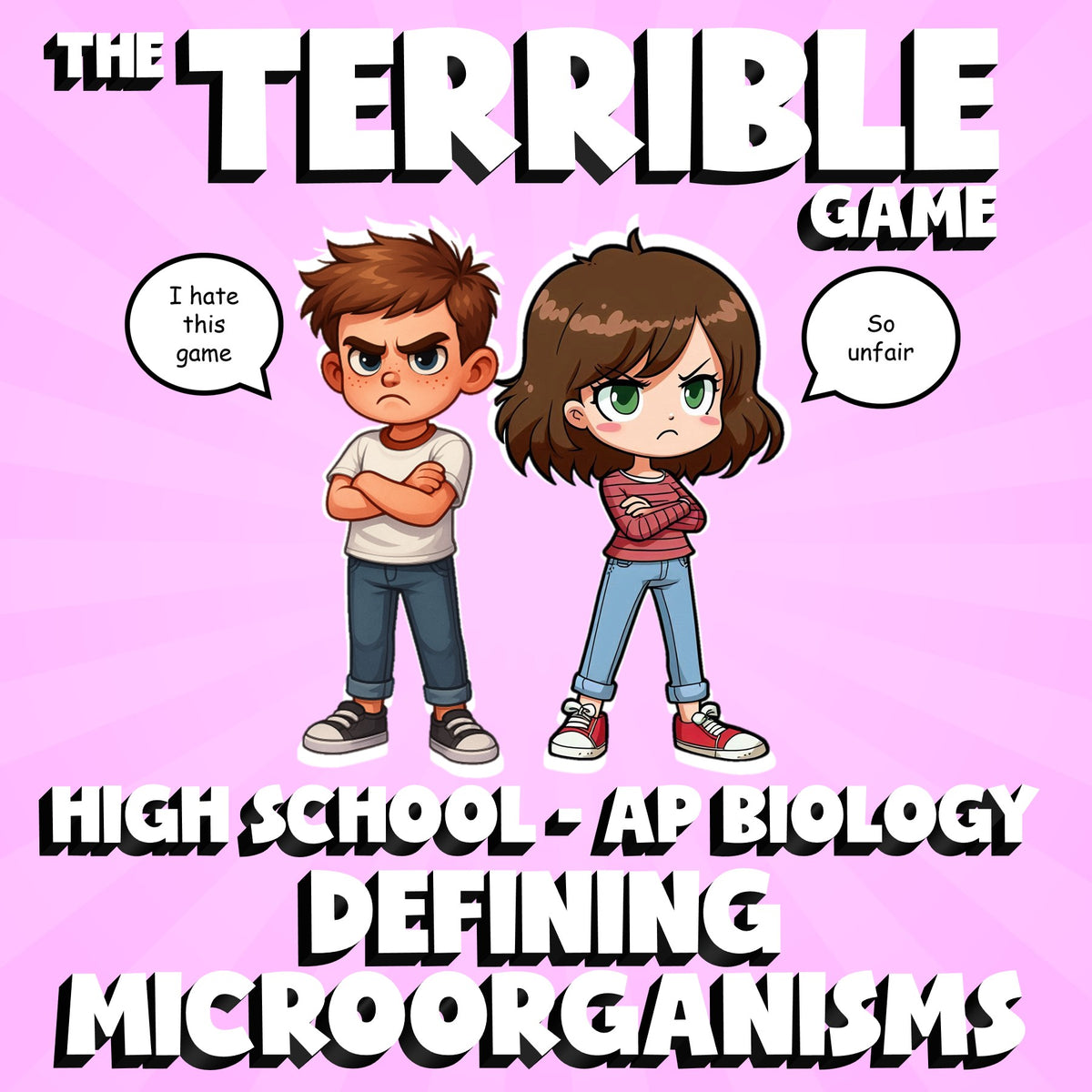 Defining Microorganisms THE TERRIBLE GAME - No Prep AP Biology Science Review