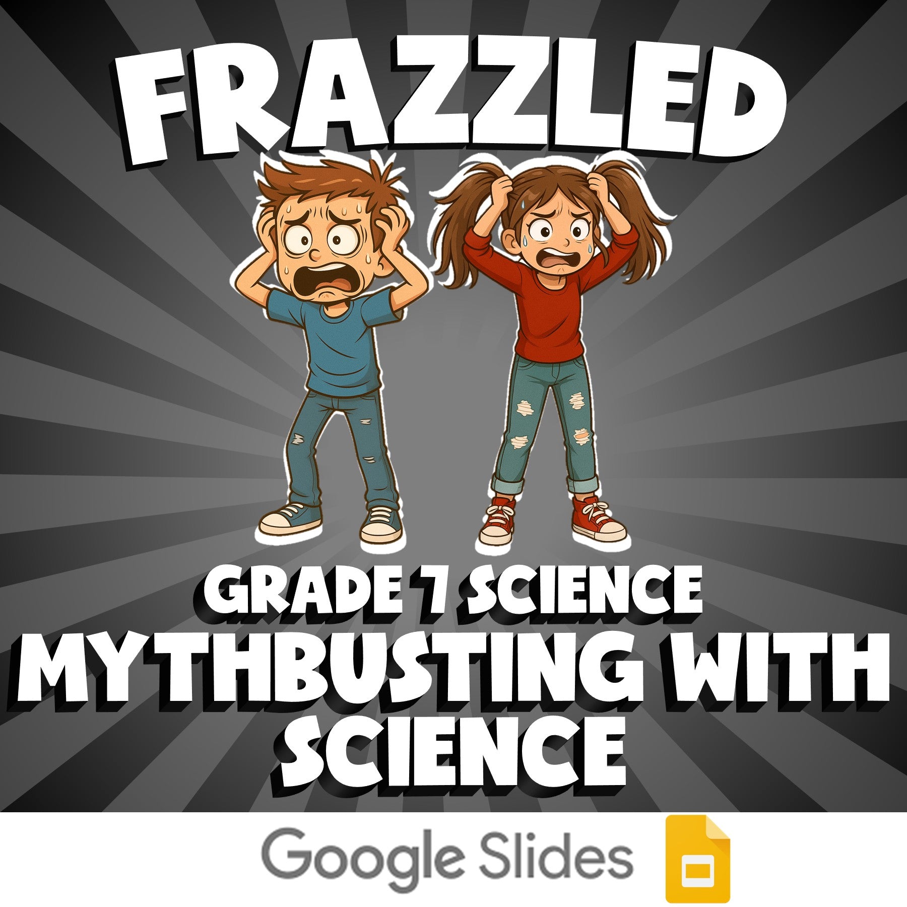 Mythbusting with Science FRAZZLED Science Game - No Prep Grade 7 Review Activity