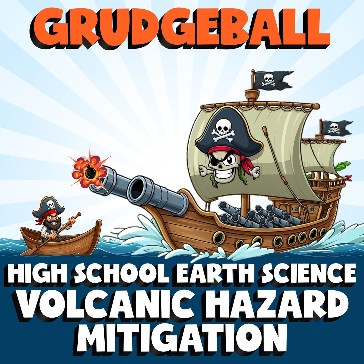 Volcanic Hazard Mitigation GRUDGEBALL Game - No Prep Earth Science Review