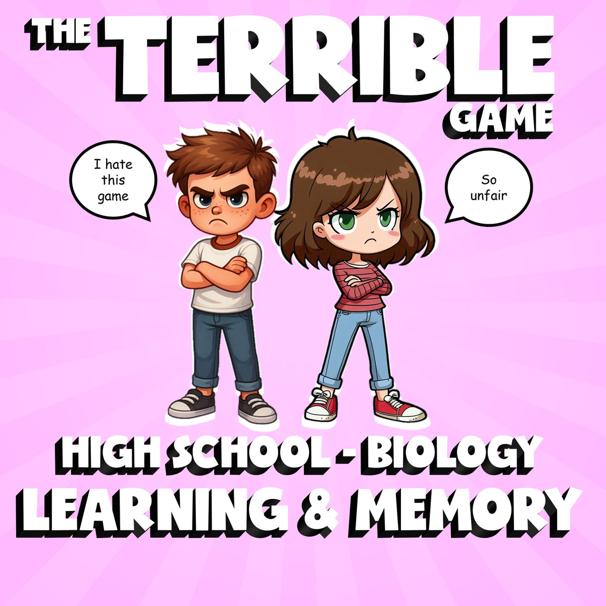 Learning & Memory THE TERRIBLE GAME - No Prep Biology Science Review Activity