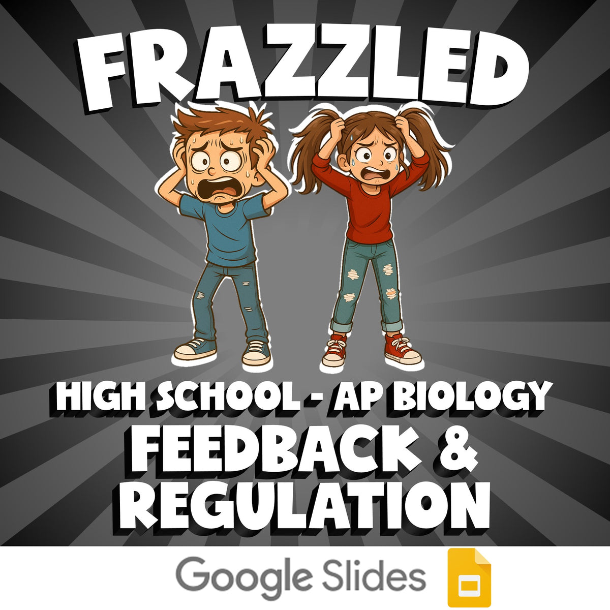 Feedback & Regulation FRAZZLED Science Game - No Prep AP Biology Review Activity