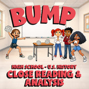 Close Reading & Analysis BUMP U.S. History Game - No Prep Review Activity