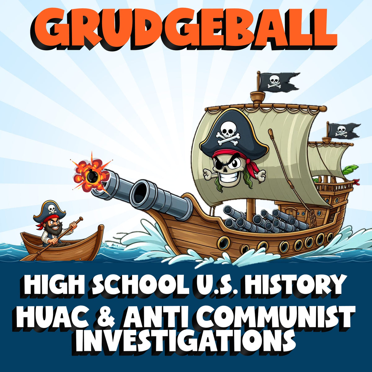 HUAC & Anti Communist Investigations GRUDGEBALL U.S. History Game - No Prep