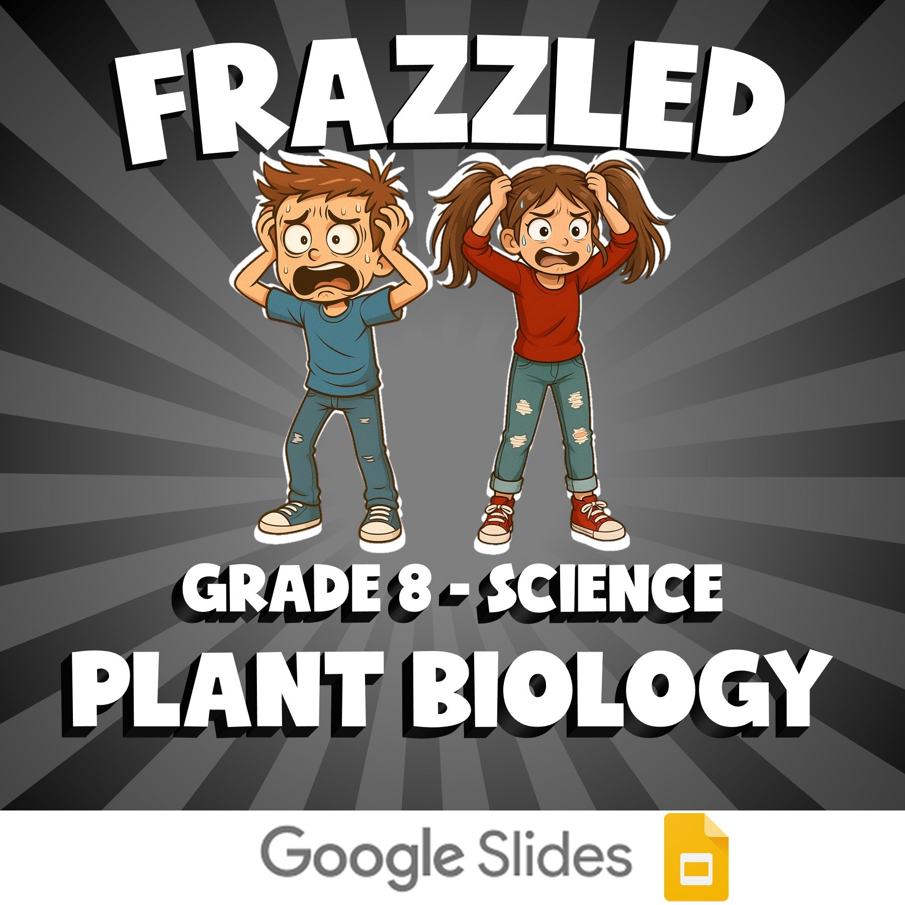 Plant Biology FRAZZLED Science Game - No Prep Grade 8 Review Activity