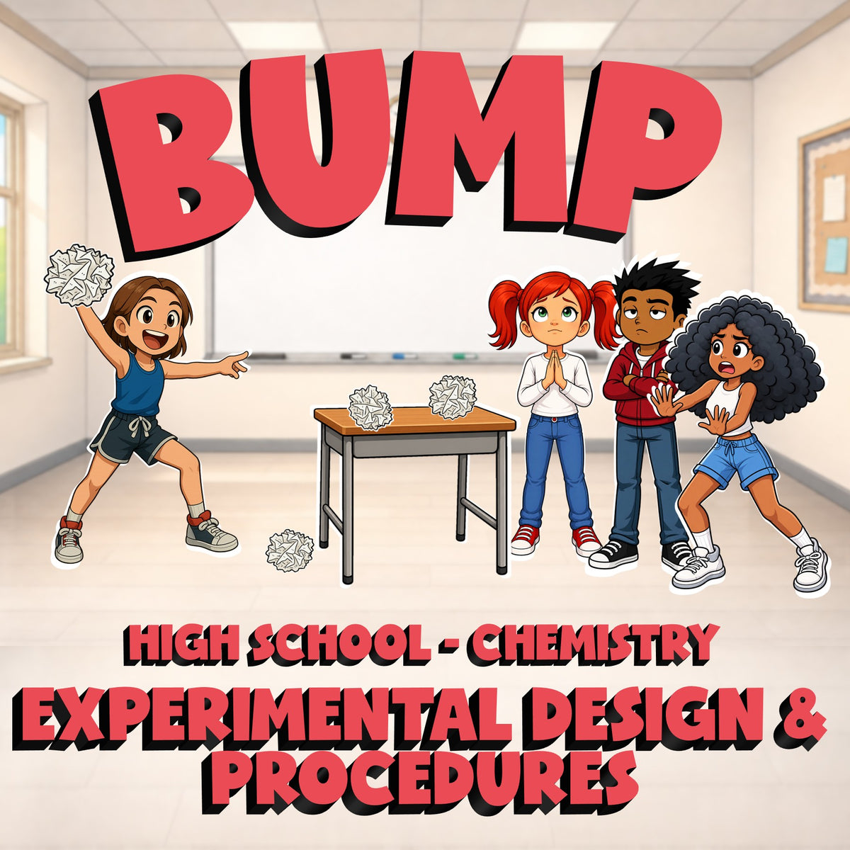 Experimental Design & Procedures BUMP Science Game - No Prep Chemistry Review
