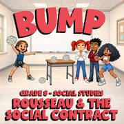 Rousseau & the Social Contract BUMP Socials Game - No Prep Grade 8 Review