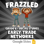 Early Trade Networks FRAZZLED Socials Game - No Prep Grade 6 Review Activity