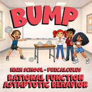 Rational Function Asymptotic Behavior BUMP Math Game - No Prep PreCalculus