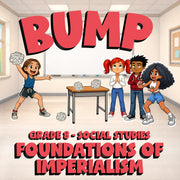 Foundations of Imperialism BUMP Socials Game - No Prep Grade 8 Review Activity