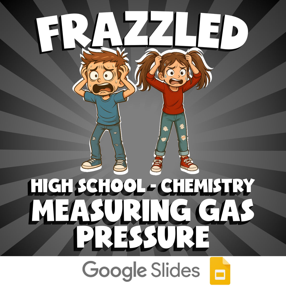 Measuring Gas Pressure FRAZZLED Science Game - No Prep Chemistry Review Activity