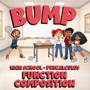 Function Composition BUMP Math Game - No Prep PreCalculus Review Activity