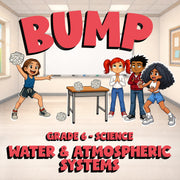 Water & Atmospheric Systems BUMP Science Game - No Prep Grade 6 Review Activity