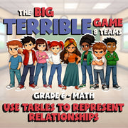Use Tables to Represent Relationships BIG TERRIBLE GAME - Grade 6 Math Review
