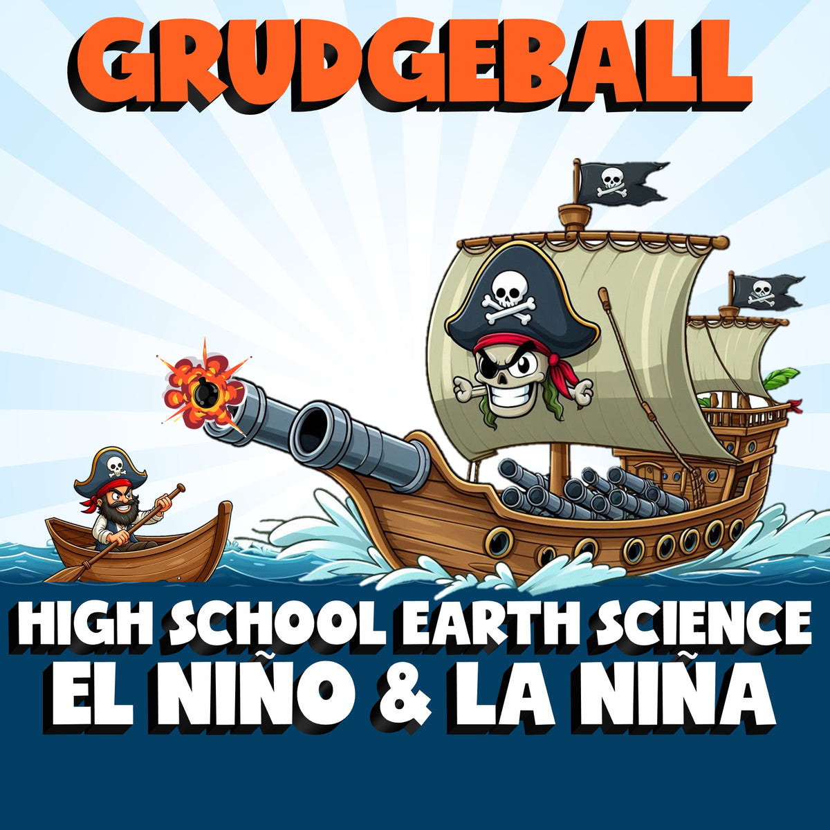 El Niño & La Niña GRUDGEBALL Game - No Prep Earth Science Review Activity