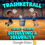 Dissolving & Solubility TRASHKETBALL Science Game - No Prep Grade 5 Review