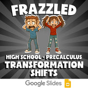 Transformation Shifts FRAZZLED Math Game - No Prep PreCalculus Review Activity