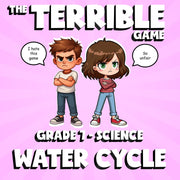 Water Cycle THE TERRIBLE GAME - No Prep Grade 7 Science Review Activity